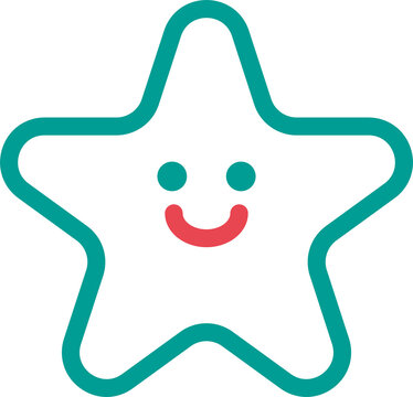 クリスマス　星　アイコン　ピクトグラム　あしらい　飾り　絵文字　シンプル　かわいい　イラスト素材