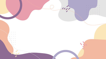 Hand drawn minimal background pattern