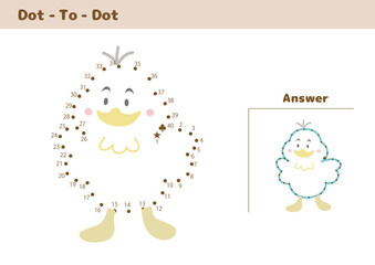 点つなぎ ひよこ