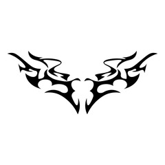 Neotribal y2k aesthetic tattoo in halftone dotted texture. Succubus womb art, cyber sigilism style hand drawn ornaments. 