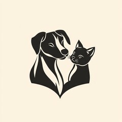 Logo for advertising products for cats and dogs