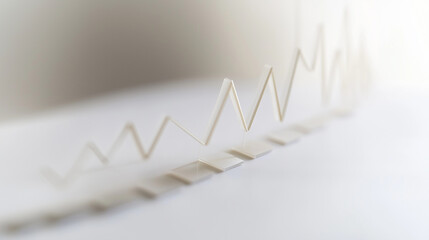 Detailed line graph illustrating steady GDP growth over time, highlighting the upward trend, professional economic analysis visualization.