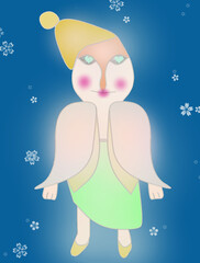 angel with a gift, Bird character