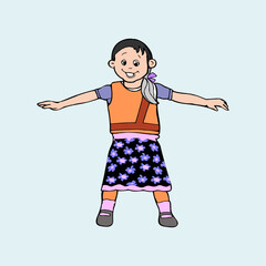 child jumping in the air