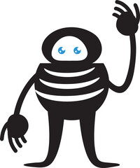 Monster Cartoon Character