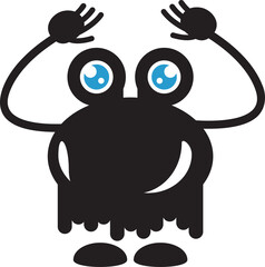 Monster Cartoon Character