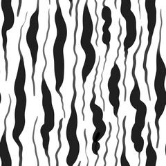 seamless pattern with black and white stripes