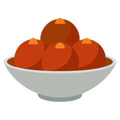 Gulab Jamun an Indian and Pakistani sweet in bowl