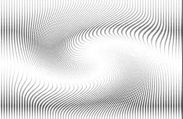 Wavy halftone dots pattern texture background
