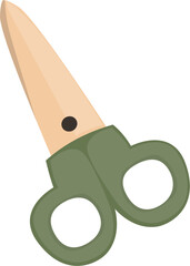 Cute scissors cartoon