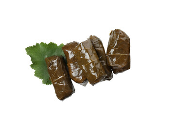 PNG,Dolma with herbs, isolated on white background