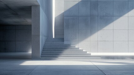 Obraz premium a professional photograph with modern minimalistic architecture 