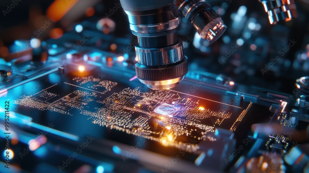 Aufkleber metrics microscope, examining data for hidden insights