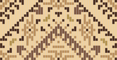 Folklore Arabic Geometrical Pattern and Designfolk Embroidery, Aztec Geometric Ornament Print. Design for Carpet, Wallpaper, Clothing, Wrapping, Fabric