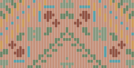 Ethnic Design Ethnic Pattern Backgroundfolk Embroidery, Aztec Geometric Ornament Print. Design for Carpet, Wallpaper, Clothing, Wrapping, Fabric
