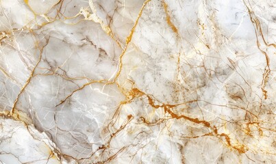 Textured Stone Wall with Natural Earth Tones. Abstract Veined Marble Texture with Gold Accents