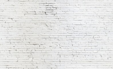 Seamless of Large Whitewash Brick Wall Texture , isolated on white background, , copy space for...