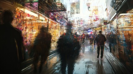 Discount Discovery Black Friday Shopper's Expedition ai generated art