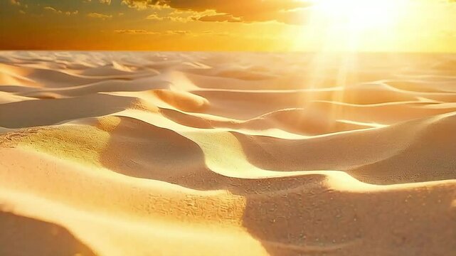 sand dunes  and  the sun