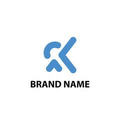 creative elegant minimalist modern logo letter K