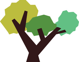 Doodle Trees Illustration