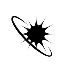 Collection of sparkling y2k vector frame geometric elements circle.