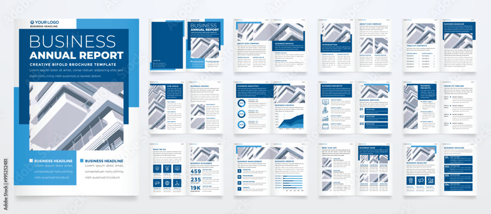 Poster minimalist brochure template with modern concept and minimalist layout use for business profile and 