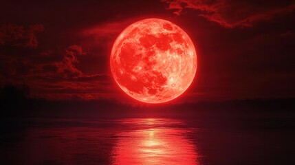 red full moon