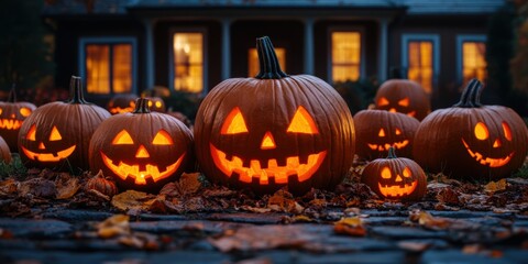 Obraz premium An old lantern reveals faces in the swirling mist