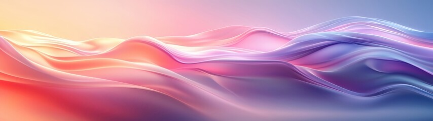 Soft pastel gradients blending seamlessly, forming a soothing and dreamy abstract background