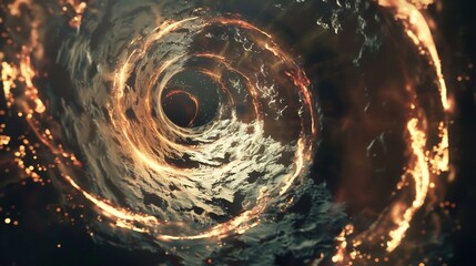 Beauty of space highlighted by gravitational effects and cosmic phenomena