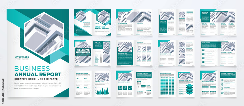 Aufkleber minimalist brochure template with modern concept and minimalist layout use for business profile and 