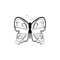 Butterfly style y2k, painted lady butterfly icon