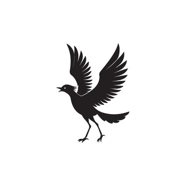 recommend clip art: Bird black silhouette clip art