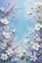 flowers in the water