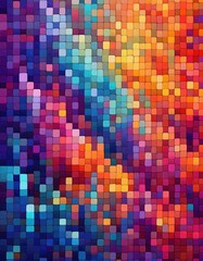 Abstract colorful mosaic