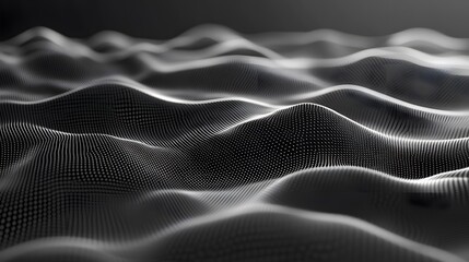Digital mesh and tech forms on a muted background with a minimalist look