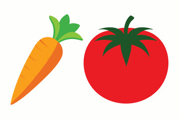 Vegitable drawing vartor art