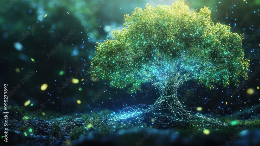 Poster an innovative digital tree with sensor leaves in an iot environment for tracking environmental healt