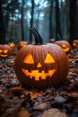 Children&rsquo;s excitement fills the air as they trick-or-treat at a haunted house with spooky decor