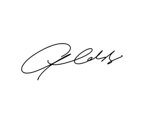 Abstract signature ideas starting with the first letter G. Vector with transparent background or alpha channel.