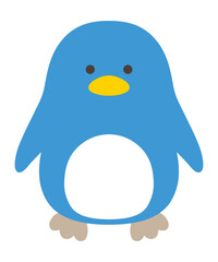 かわいいペンギンのベクターイラスト