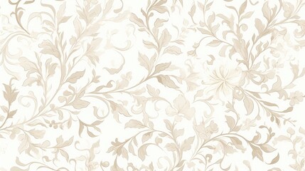 Vector design featuring a pattern of grey floral elements