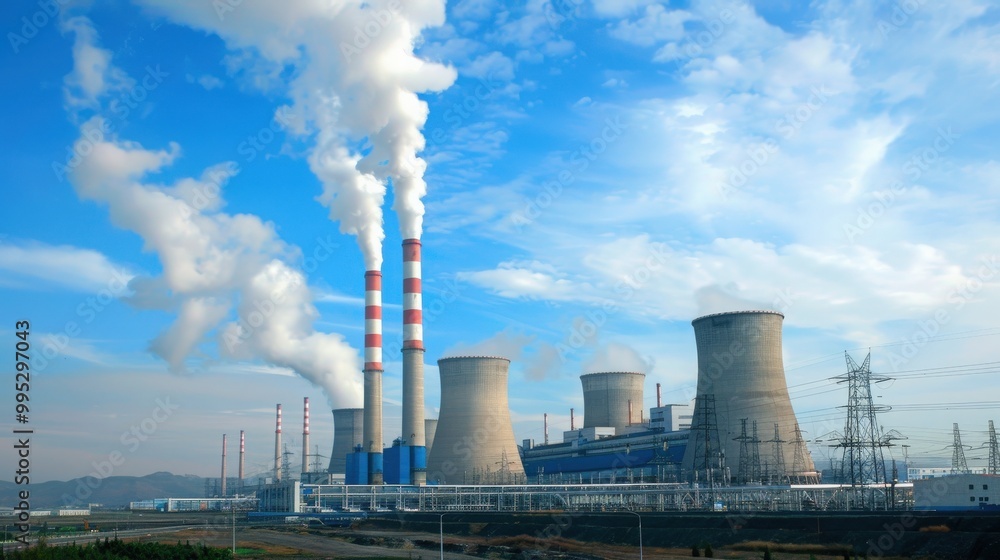 Aufkleber explain the concept of energy efficiency improvements in power plant operations