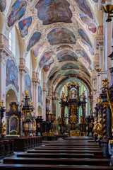 Fototapeta premium prague, praha, praga, visit, praga, Hradczany, panorama czech, panorama, view, golden street, starchov