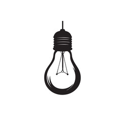 Light bulb icon vector. Solution, idea icon symbol vector graphic