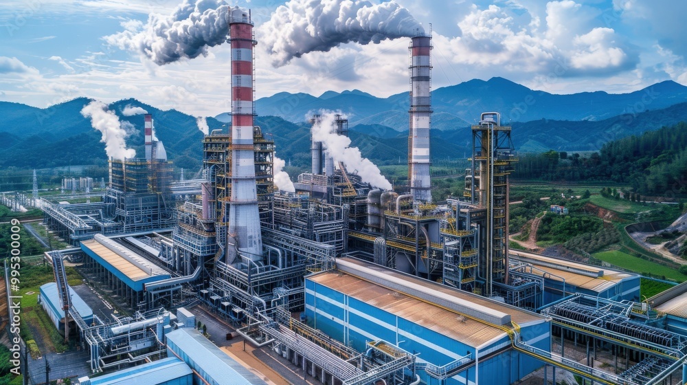 Poster explain the concept of load balancing in power plant operations