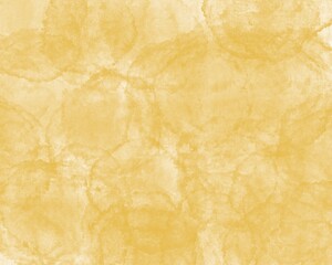 Fototapeta premium Abstract modern yellow orange textured background with watercolor brush pattern. High quality wallpaper illustration. 