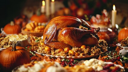 Thanksgiving: In the United States, Thanksgiving is celebrated on the fourth Thursday of November, where families gather to give thanks and enjoy a feast with turkey, stuffing, and pumpkin pie 