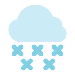 snow icon for illustration